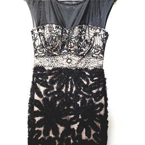 Sue Wong Lace / Beaded Dress